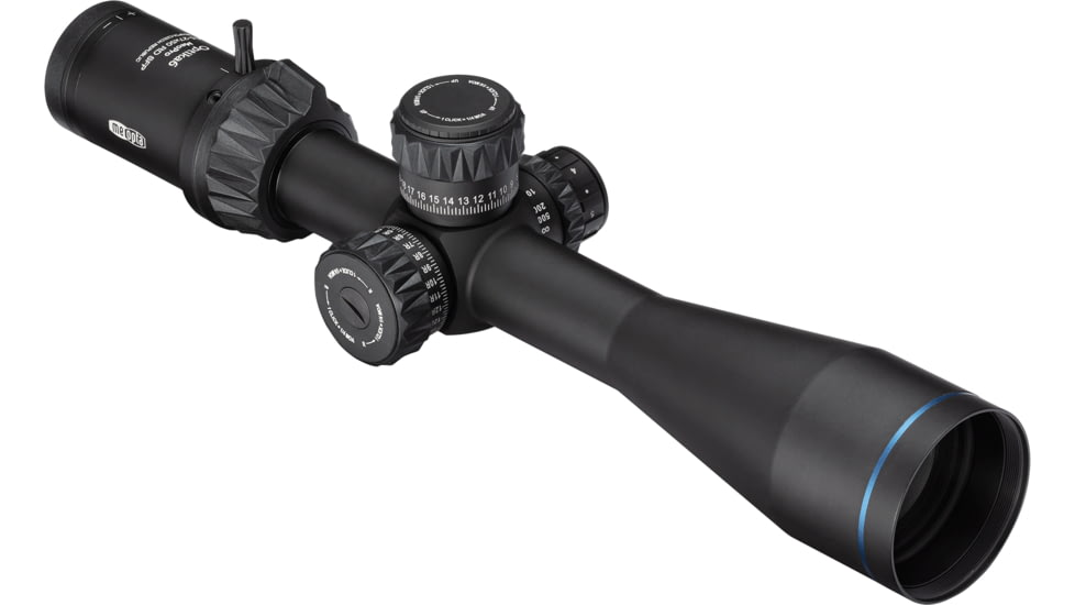 Meopta Optika6 Rifle Scope, 4.5-27x50mm, 30mm Tube, Second Focal Plane, RD 4C Reticle, Matte Black Anodized, 653665