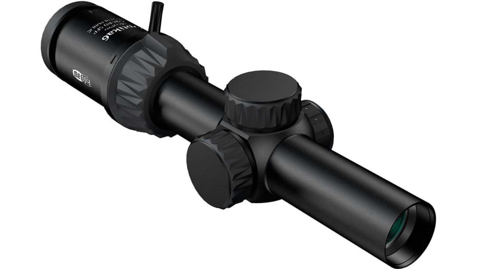 Meopta Optika6 Rifle Scope, 1-6x24mm, 30mm Tube, Second Focal Plane, RD K-Dot Reticle, Matte Black Anodized, 653614