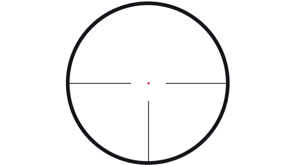 Meopta Optika6 Rifle Scope, 1-6x24mm, 30mm Tube, Second Focal Plane, RD K-Dot Reticle, Matte Black Anodized, 653614