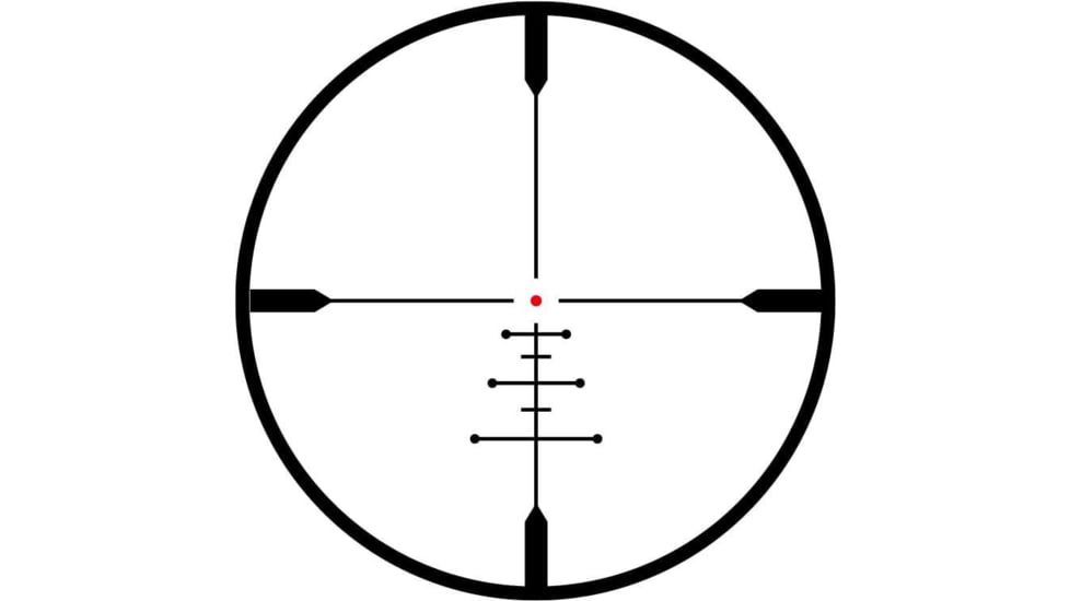 Meopta Optika6 Rifle Scope, 2.5-15x44mm, 30 mm Tube, SFP, RD BDC-3 Reticle, Matte Anodized Black, 653624