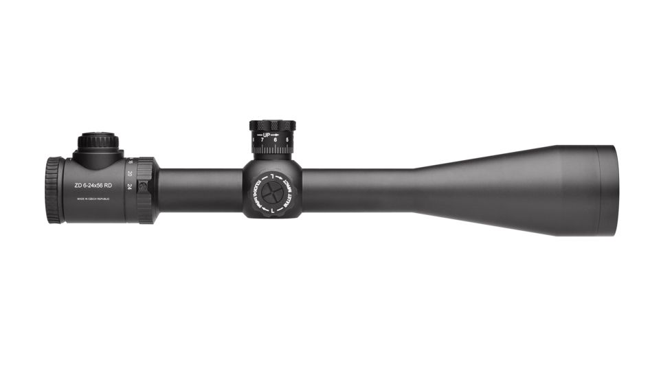 Meopta ZD 6-24X56 Mil/Mil Rifle Scope, Black