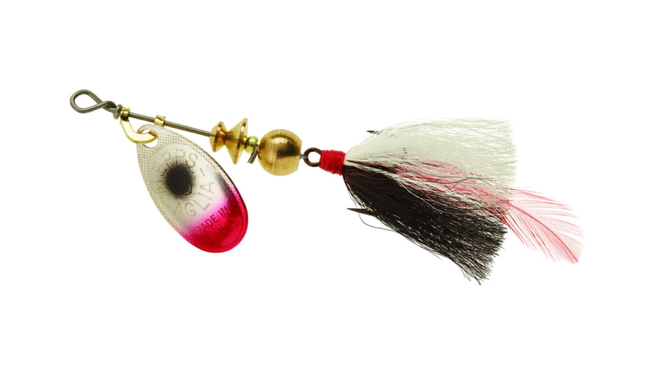 Mepps Aglia Bait Series - Dressed Treble 1/12oz Silver Shad, B0ST SSH
