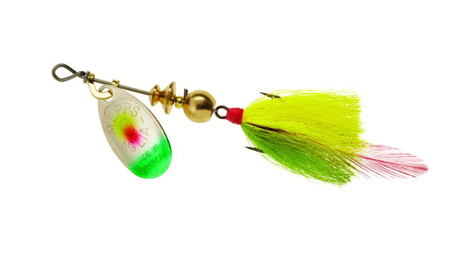 Mepps Aglia Bait Series - Dressed Treble 1/12oz Sunfish, B0ST SNF
