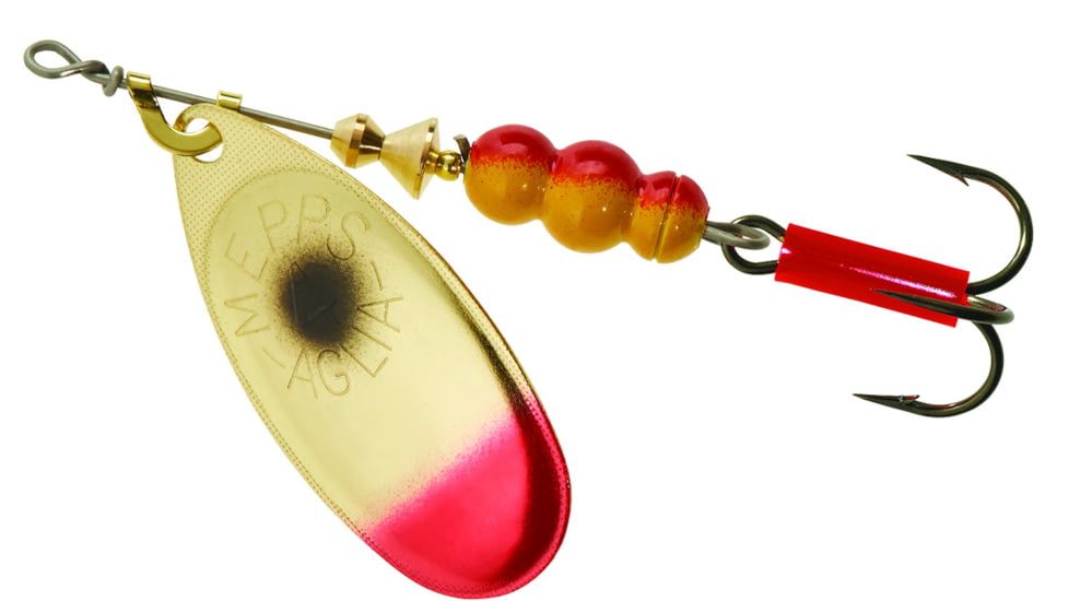Mepps Aglia Bait Series - Plain Treble 1/3oz Golden Shad, B4 GSH