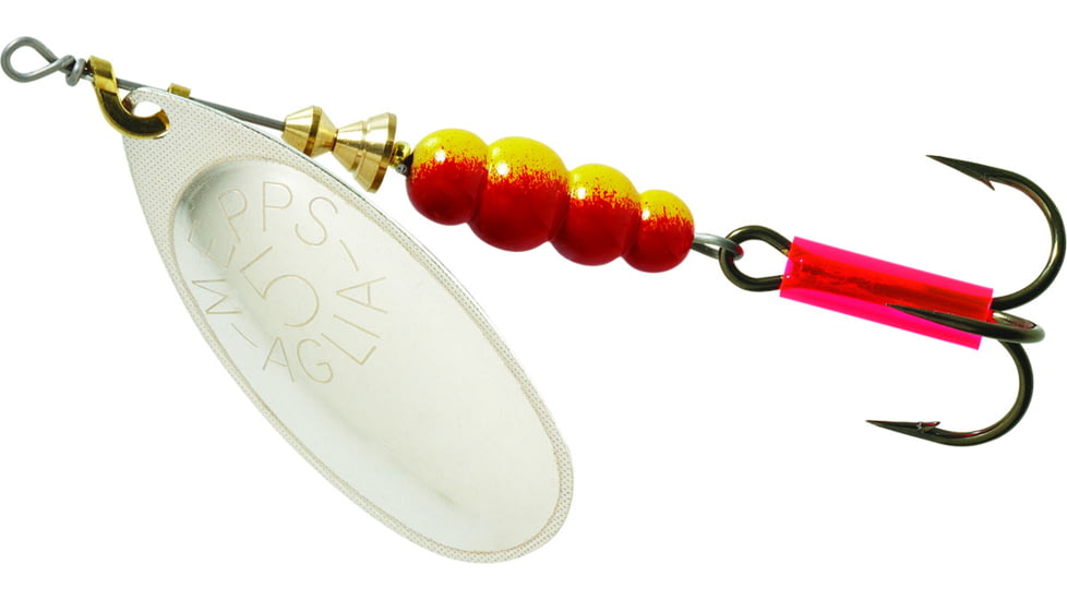 Mepps Aglia In-Line Spinner 1/2oz, Plain Treble Hook, Silver Blade, B5 S