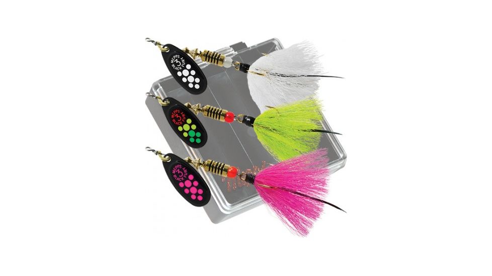 Mepps Bass Pocket Pac - Black Fury Dressed 654772