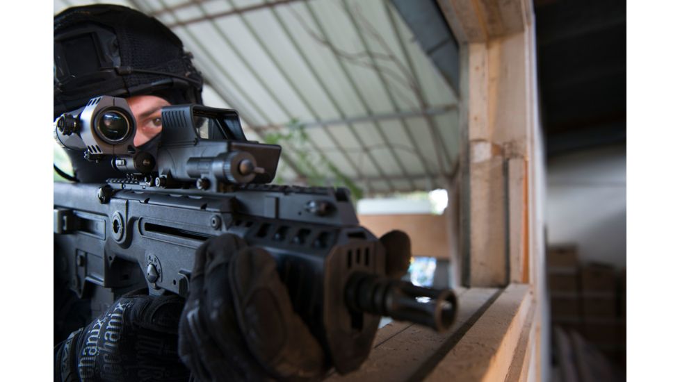 Meprolight Mepro MX3-F 3x Magnifier for Reflex &amp; Red Dot Sights w/Flip Mount, Black, MX3-FLIP