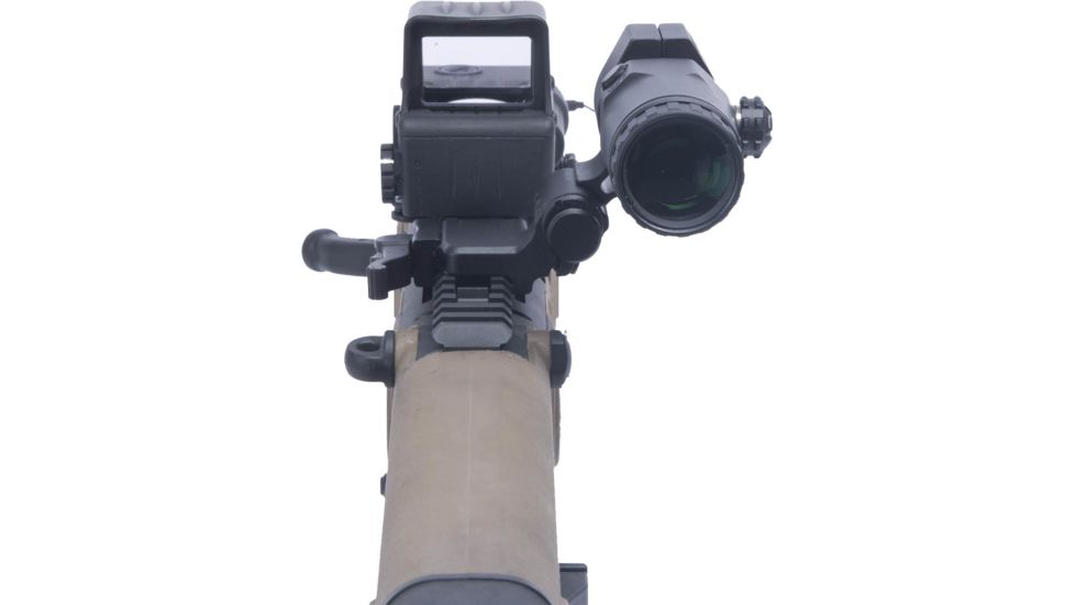 Meprolight Mepro MX3-F 3x Magnifier for Reflex &amp; Red Dot Sights w/Flip Mount, Black, MX3-FLIP