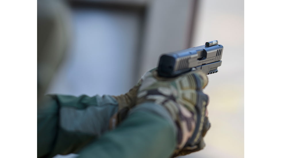 Meprolight FT BULLSEYE SIG Sauer P365 XL Tritium Front Sight, Black, Green, 1.36X0.25X0.29 in, 0632173108