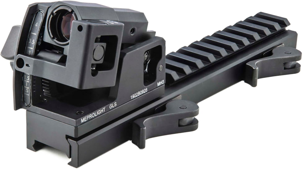 Meprolight GLS Self-Illuminated 40mm Grenade Launcher Optical Sight w/Top Flat Combined Adapter, 0623370