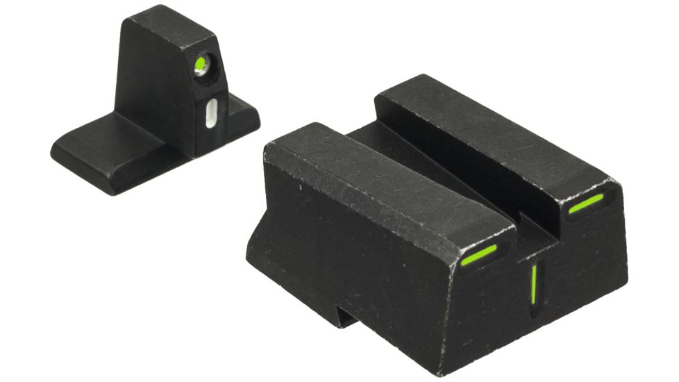 Meprolight H&amp;K VP9 R4E Night Sight, Green/Green Fixed Set, ML12228