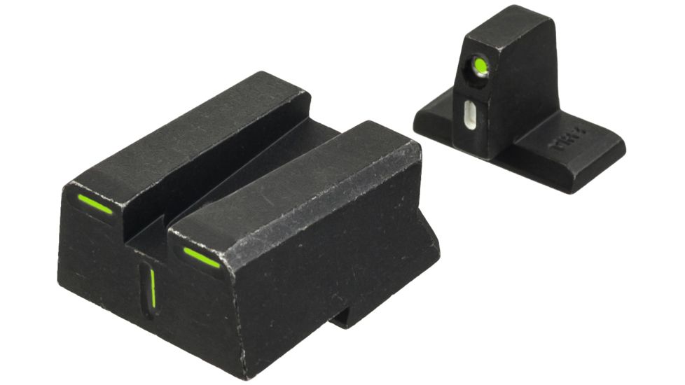 Meprolight H&amp;K VP9 R4E Night Sight, Green/Green Fixed Set, ML12228