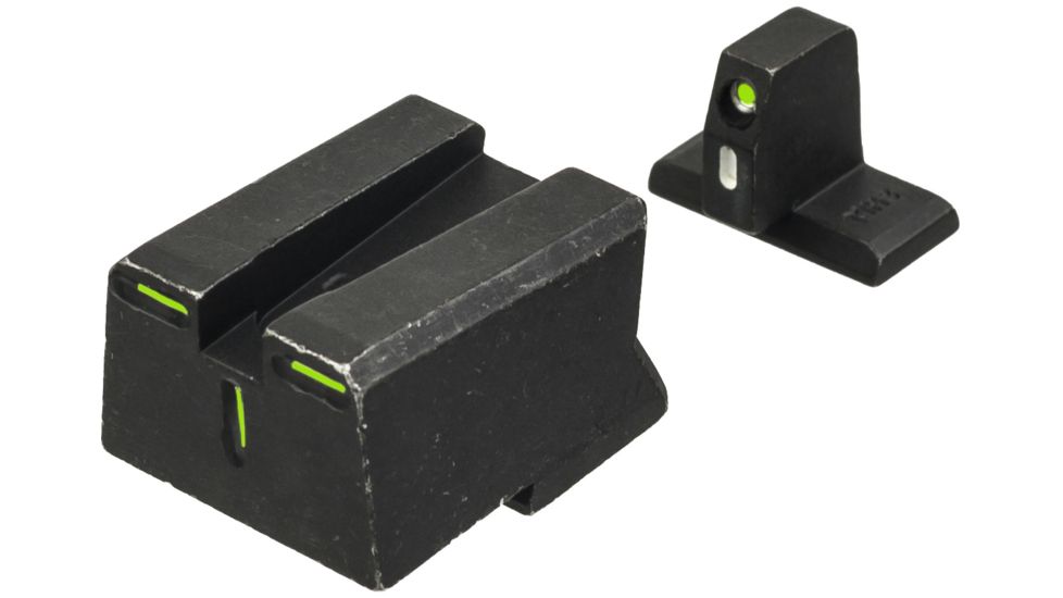 Meprolight H&amp;K VP9 R4E SUP Night Sight, Green/Green Fixed Set, ML12228SUP