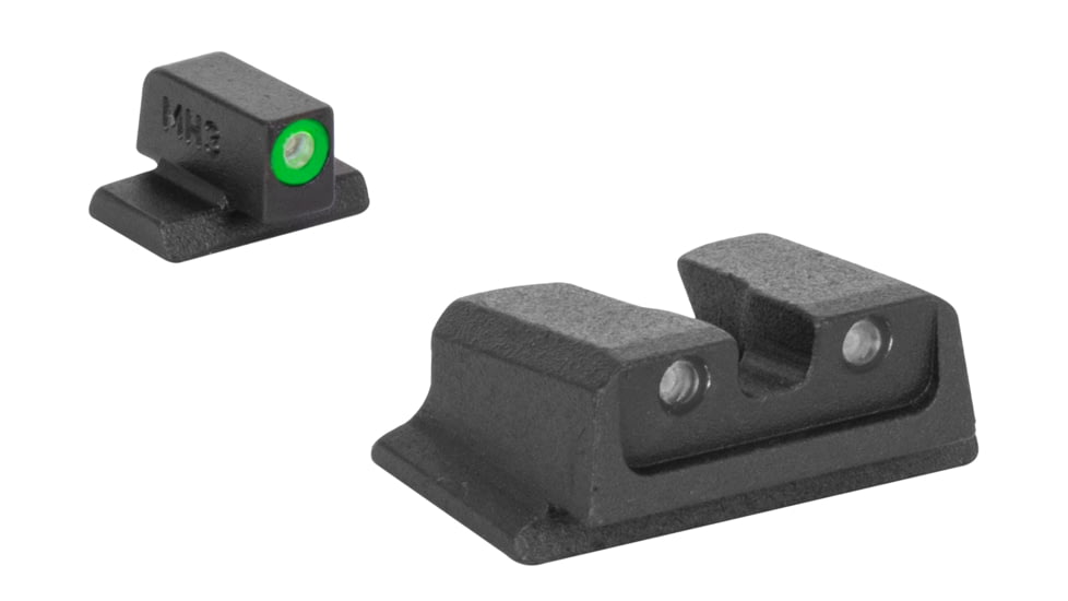 Meprolight Hyper-Bright S&amp;W-M&amp;P Shield Ez, Black Green Ring, 417713111, 417713111