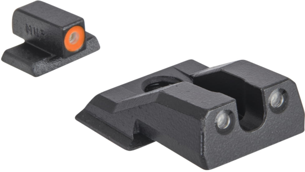 Meprolight Hyper-Bright S&amp;W-M&amp;P Shield Ez, Black Orange Ring, 417713131, 417713131