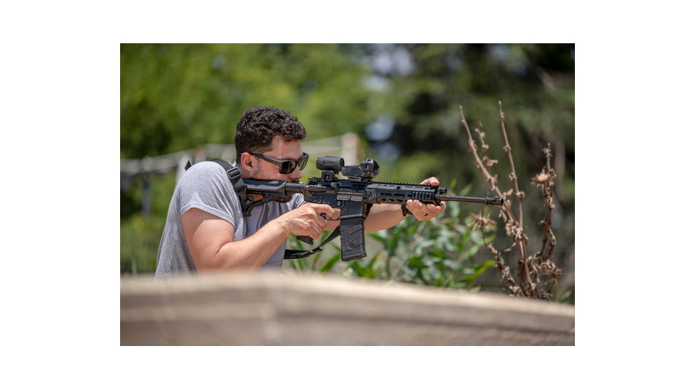 Meprolight M22 Reflex Red Dot Sight, Triangle and MMX3 3x18mm Micro Magnifier, 56225090