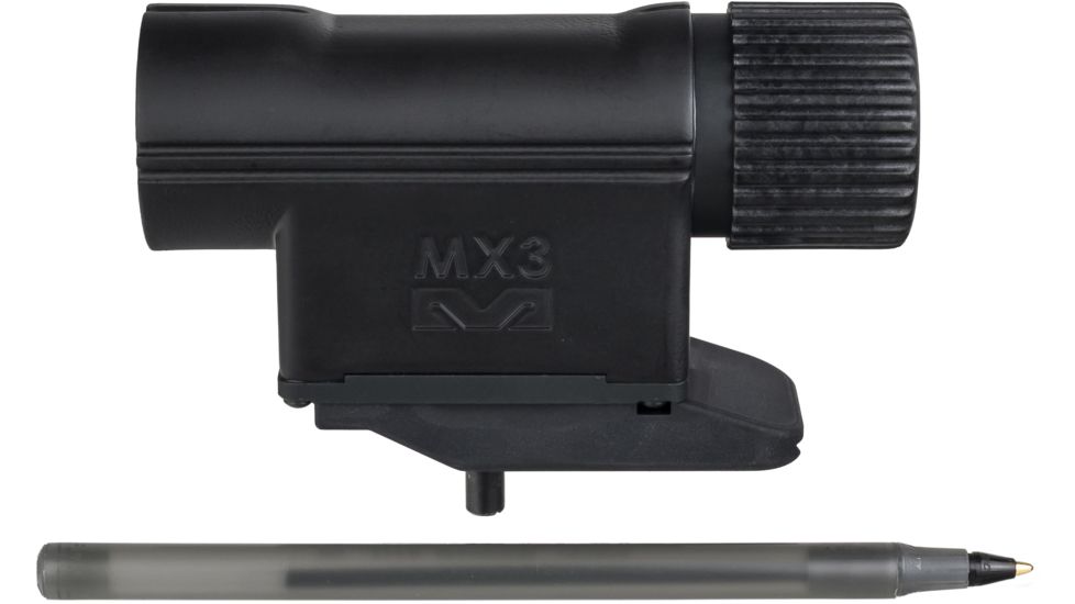 Meprolight Mepro MX3 3x Magnifier for Reflex &amp; Red Dot Sights w/Tavor Adaptor, Black, MX3-TAVOR