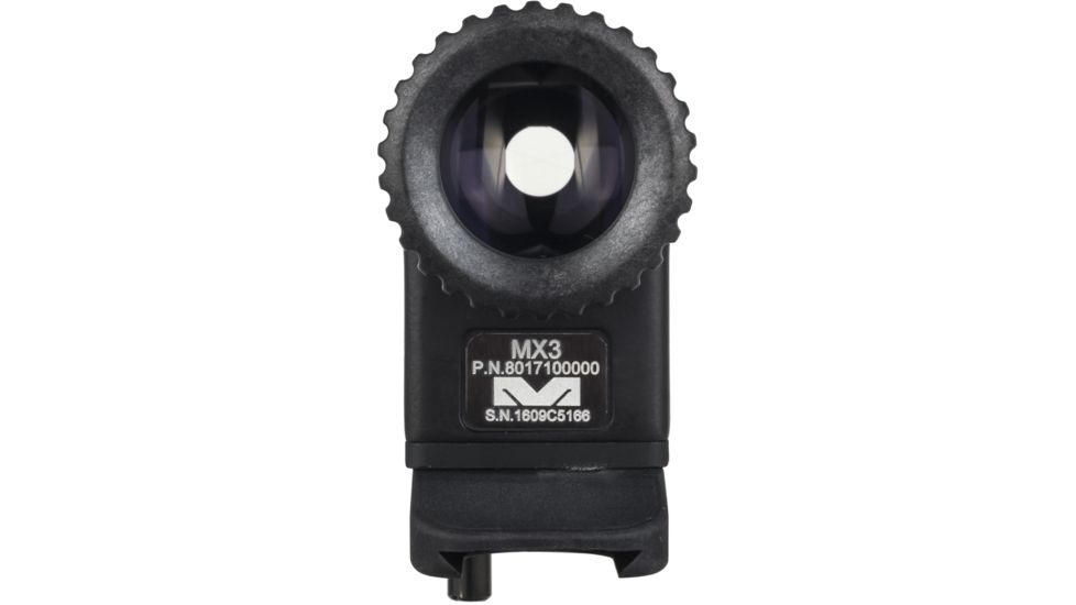 Meprolight Mepro MX3 3x Magnifier for Reflex &amp; Red Dot Sights w/Tavor Adaptor, Black, MX3-TAVOR