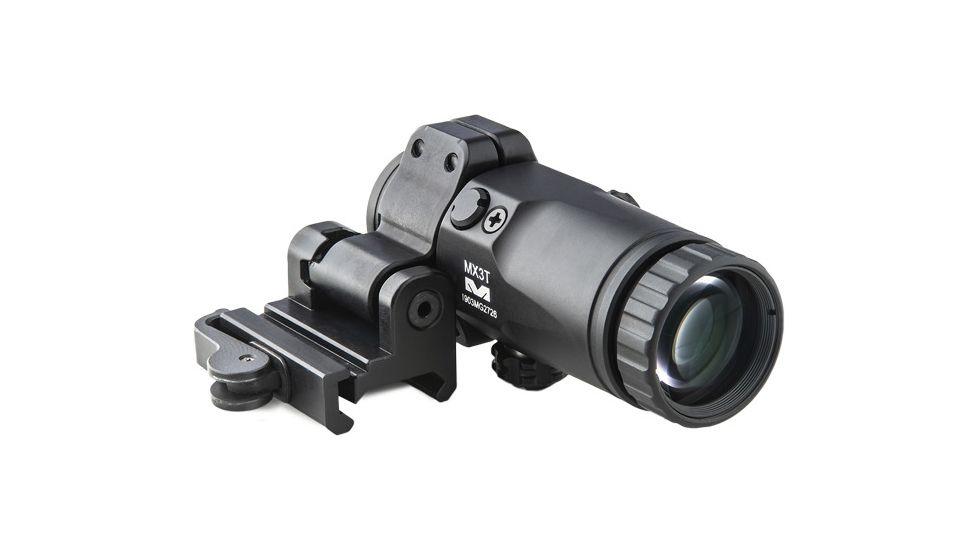 Meprolight MEPRO MX3-T Magnifier with Tactical Flap Mount, Black, ML8014000500