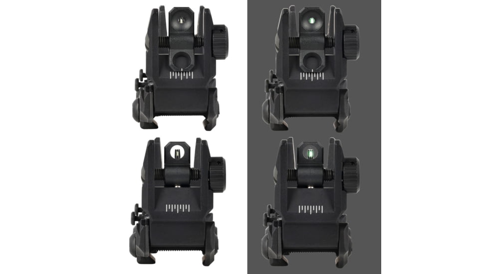 Meprolight CABS Co-Witness Adjustable Back-up Tritium Rifle Sights