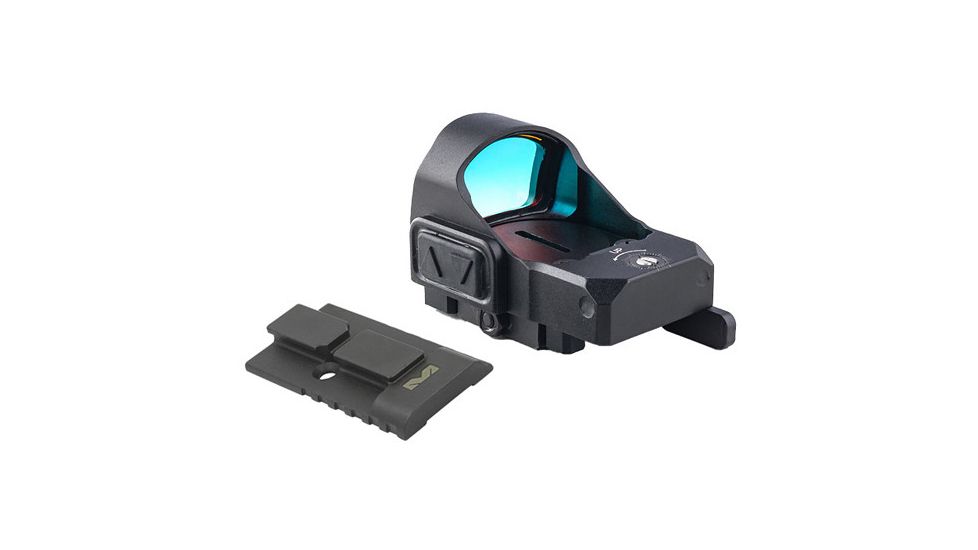 Meprolight Micro Red Dot Sight Kit with Quick Detach Adaptor and Backup Day/Night Sights, Glock MOS, 88070520