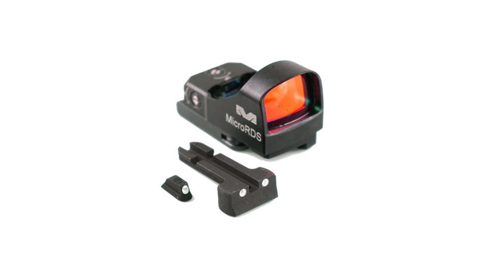 Meprolight Micro Red Dot Sight Kit with Quick Detach Adaptor and Backup Day/Night Sights, CZ Shadow 1&amp;2, 88070509