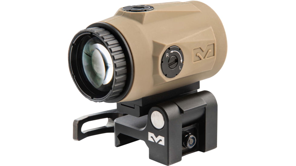 Meprolight MMX3 3x18mm Micro Magnifier w/ Quick Flip, QD Picatinny, Black, 2.8x1.4x1.74 inch, 8016000100