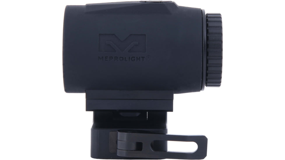 Meprolight MMX3 3x18mm Micro Magnifier w/ Quick Flip, QD Picatinny, Black, 2.8x1.4x1.74 inch, 8016000100