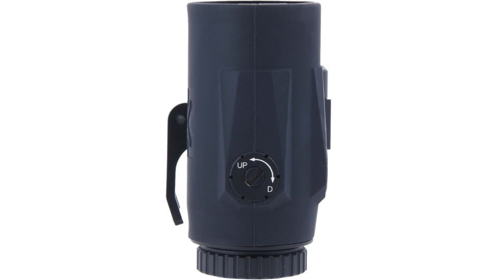 Meprolight MMX4 4x24mm Micro Magnifier w/ Quick Flip, QD Picatinny, Black, 3.2x1.4x1.74 inch, 8016000200