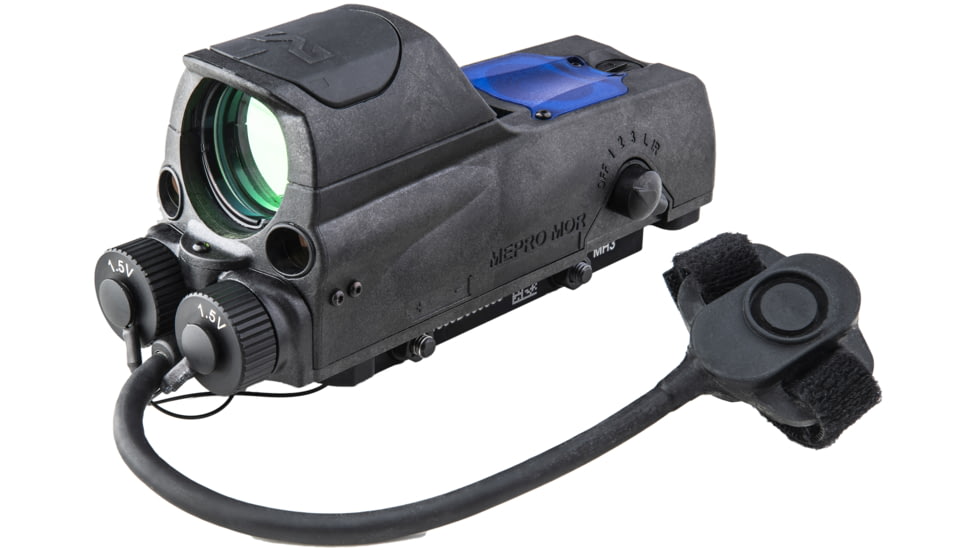 Meprolight MOR Pro 4.3 MOA Dot, Green Visible Laser &amp; IR Laser, Black, 0687741