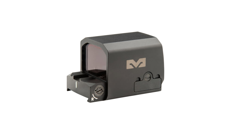 Meprolight MPO Pro-F Closed Emitter Pistol Sight with RMR Footprint, Red, 3/33 Moa Bullseye, Black Red Reticle, 901141272