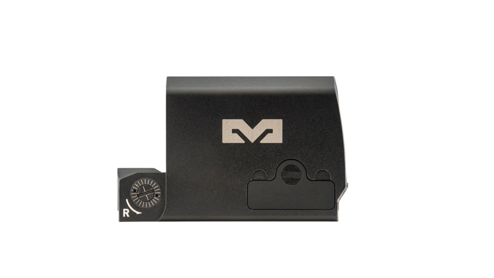 Meprolight MPO Pro-F Closed Emitter Pistol Sight with RMR Footprint, Red, 3/33 Moa Bullseye, Black Red Reticle, 901141272