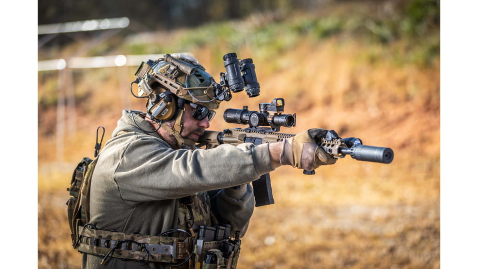 Meprolight MVO 1-8x28mm 34mm Tube Rifle Scope, First Focal Plane, Etched Glass M1 MRAD, Black, 901245701