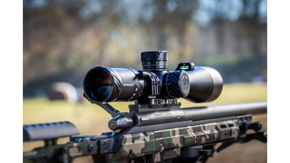 Meprolight MVO 6-36x56mm 34mm Tube Rifle Scope, First Focal Plane, Etched Glass M3 MRAD, Black, 901247706