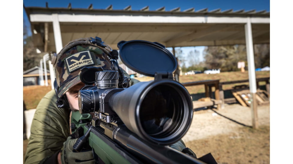 Meprolight MVO 6-36x56mm 34mm Tube Rifle Scope, First Focal Plane, Etched Glass M3 MRAD, Black, 901247706