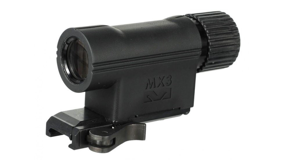 Meprolight Mepro MX3 3x Magnifier for Reflex &amp; Red Dot Sights, Black, MX3