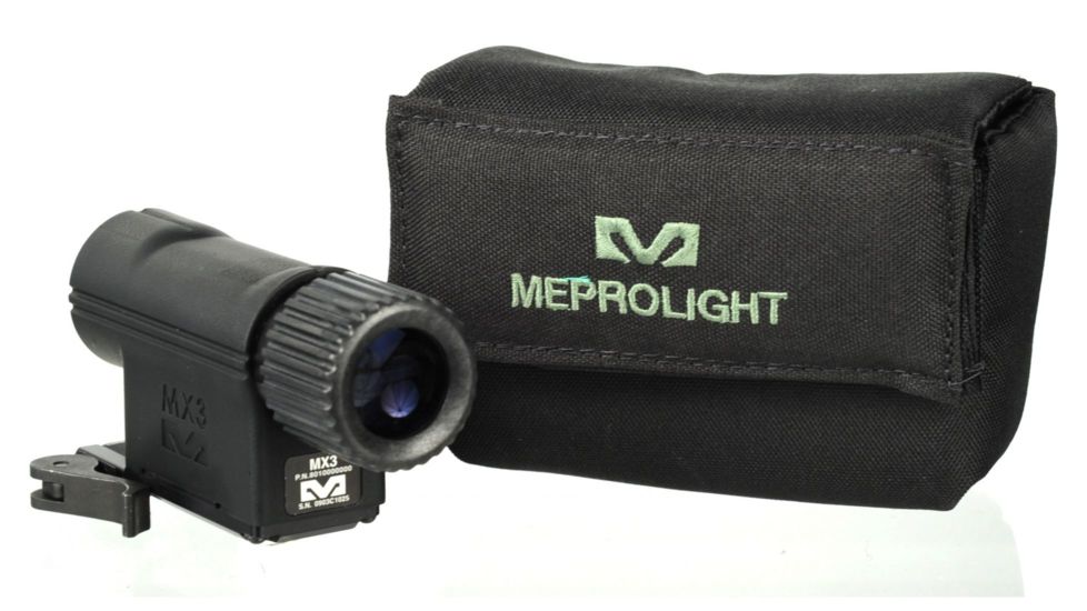 Meprolight Mepro MX3 3x Magnifier for Reflex &amp; Red Dot Sights, Black, MX3