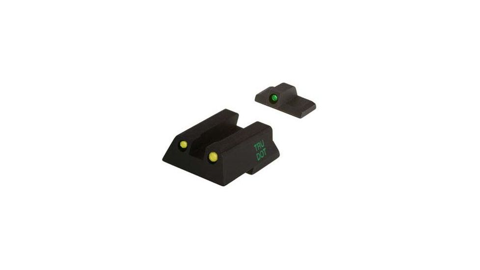 Meprolight Night Sights, Green Front &amp; Yellow Rear, HK USP, Compact, 11517Y