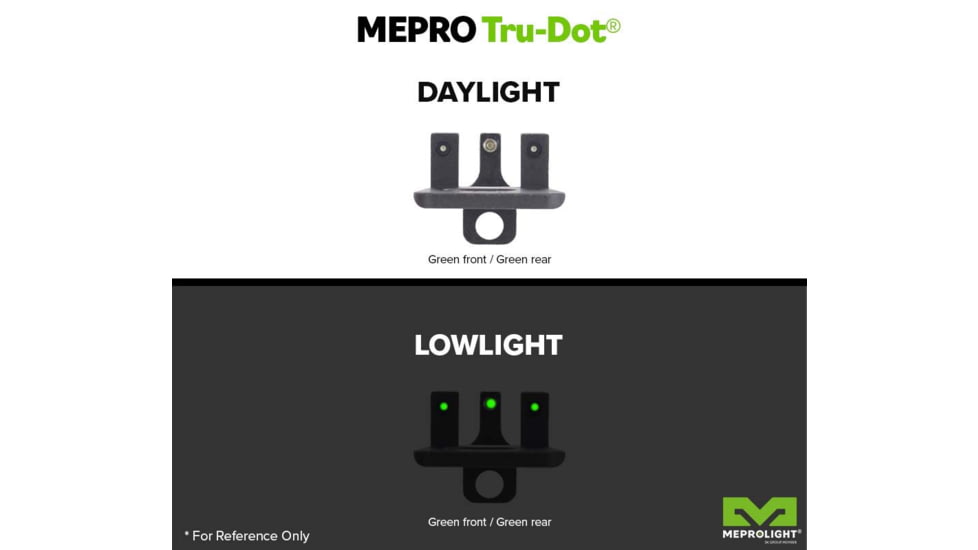 Meprolight Night Sights for HK 91,93,94 &amp; MP5 Rifles, 1315063101