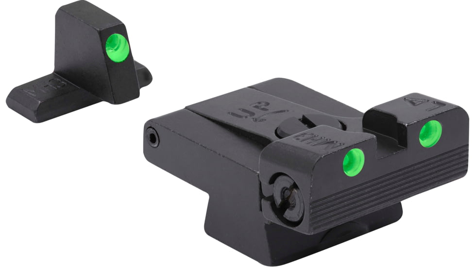 Meprolight Night Sights, Green Front/Rear for HK USP, f/s, Tactical &amp; Expert Adjustable, 21516