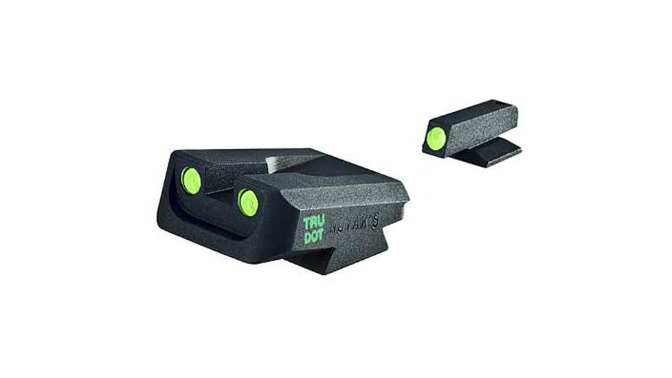 Meprolight Night Sights, Green Front &amp; Rear - Taurus 24/7, OSS &amp; Pro Novak - ML16563 