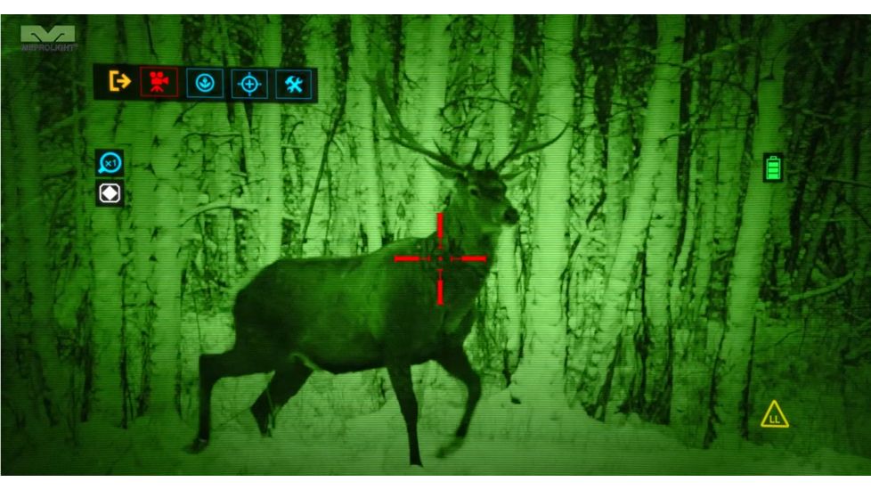 Meprolight NYX212 Dual Channel Thermal Sight with Night Camera, 2X Magnification, 74100082