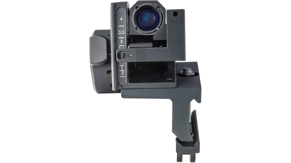 Meprolight Self Illuminated Reflex Sight for 40mm Grenade Launchers w/Side Adaptor, Black GLS M