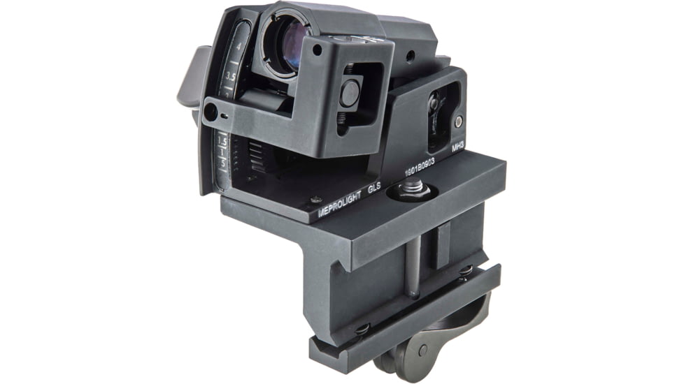 Meprolight Self Illuminated Reflex Sight for 40mm Grenade Launchers w/Side Adaptor, Black GLS M, 623340