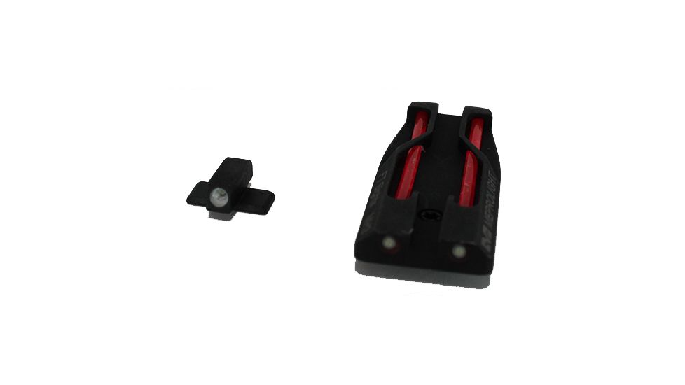 Meprolight Springfield Fiber-Tritium 2-Dot Night Front/Rear Sight Set, Red/Green, ML63191R