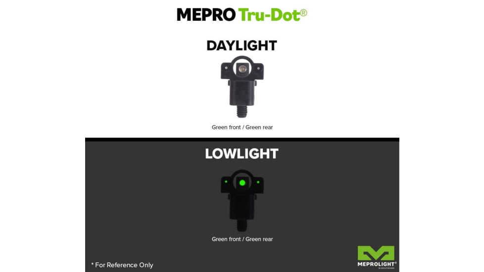 Meprolight Tru-Dot Ghost Ring Night Sight Set for Benelli Nova, M2 &amp; Super Nova, 1343033101