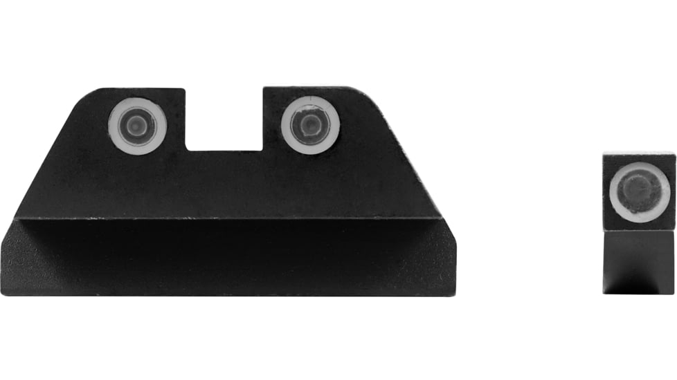 Meprolight Tru-Dot Night Sight Set for Ruger P90,91,93 &amp; 95, Green, 10991, 109913101