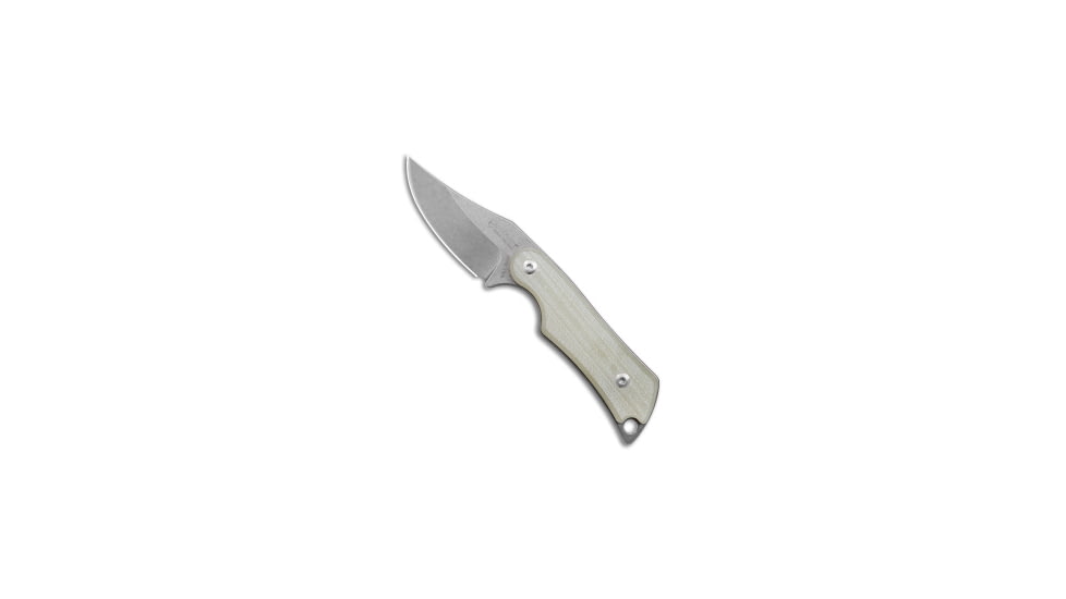 Mercury Mercury Kali Clip Point Mini Fixed Blade Knife Natural G10 2.25" SW, Jade, N690, adult, BHQ-179592