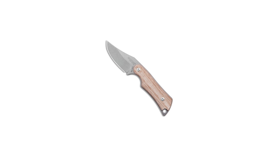 Mercury Mercury Kali Clip Point Mini Fixed Blade Knife Natural Micarta 2.25" SW, Brown, N690, adult, BHQ-179589