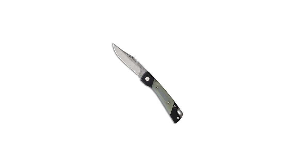 Mercury Mercury LUC Slip Joint Knife Natural G-10/Black Aluminum 3.2" SW, Jade, Elmax, adult, BHQ-187885